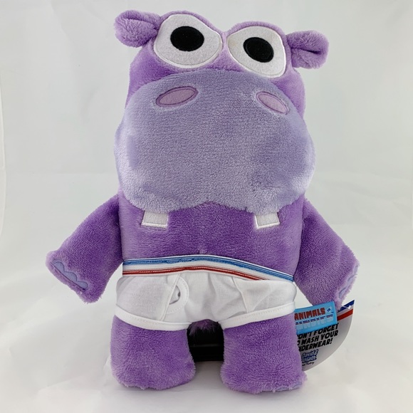 purple hippo plush